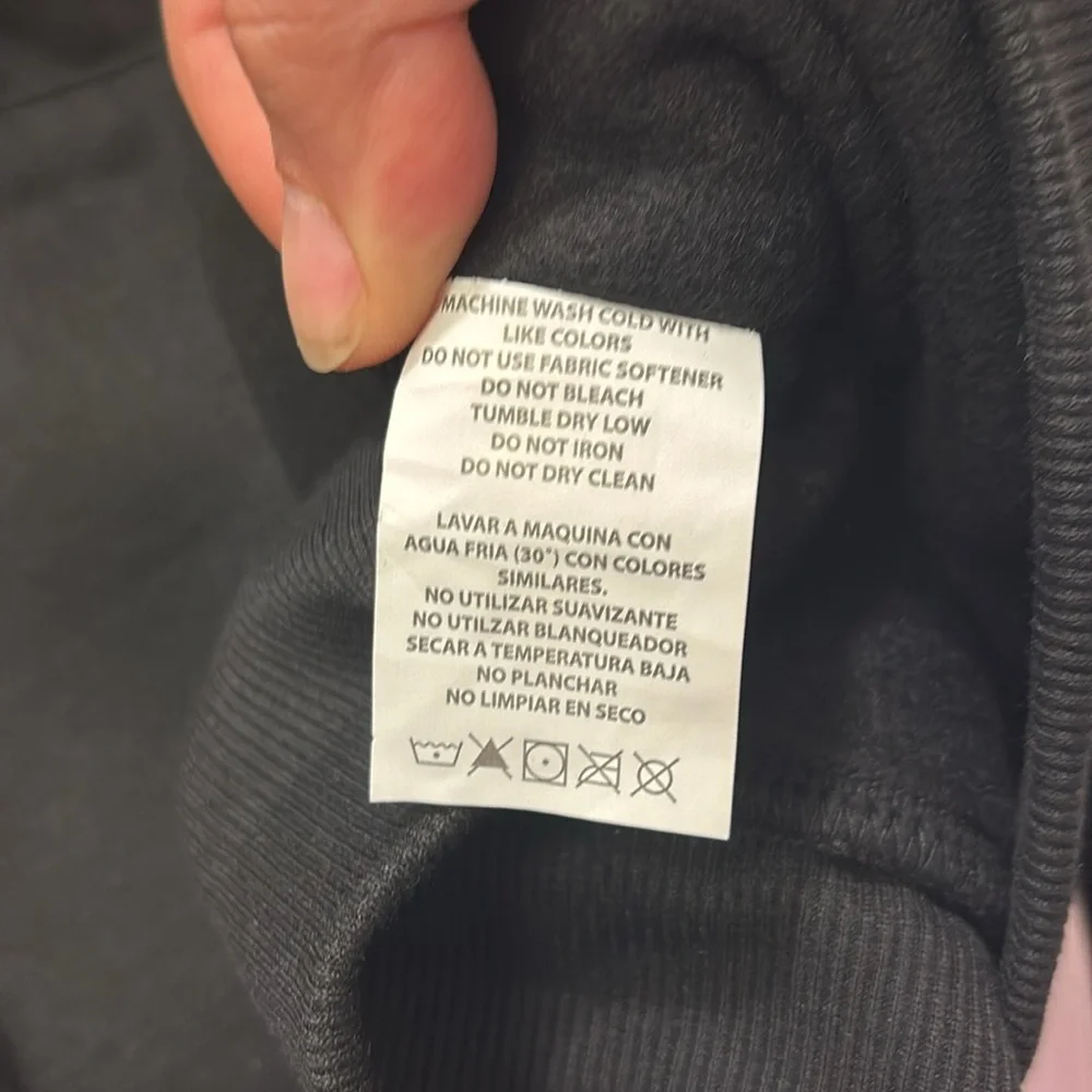 NWT Bebe Women’s Black & Rose Gold Foil Logo Hoodie – Size 2X - Picture 7 of 13